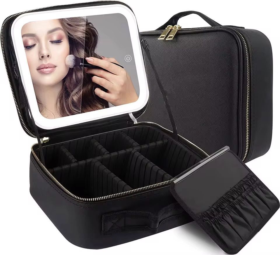 Portable LED smart Makeup travel bag