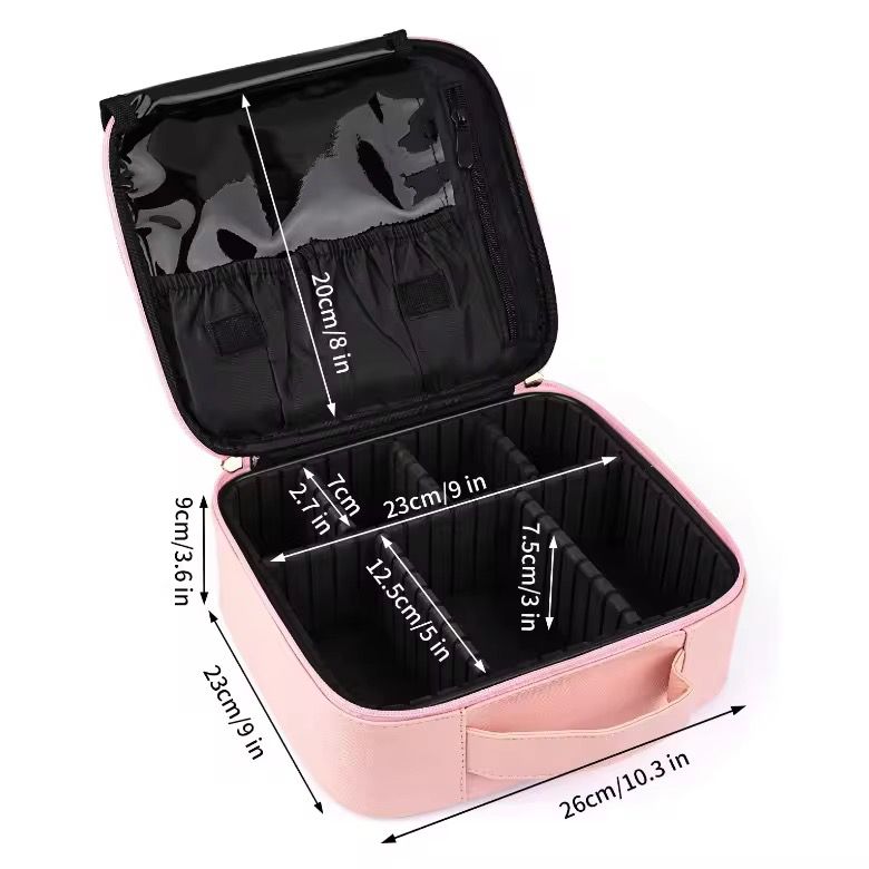 Portable LED smart Makeup travel bag