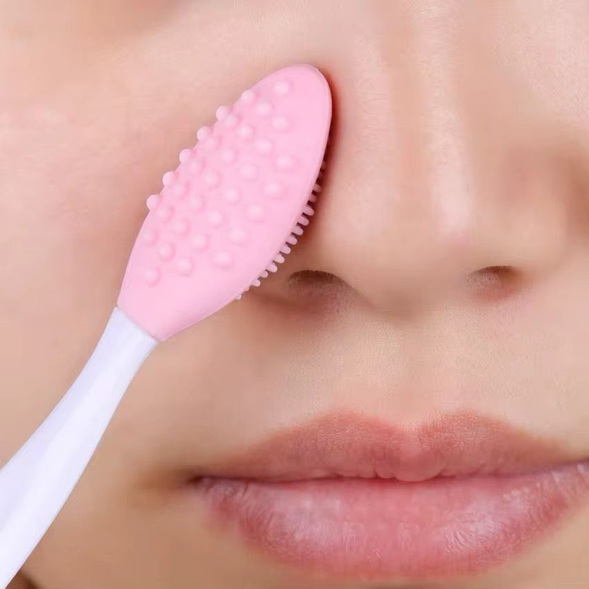 1PC double-sided silicon brush skin care