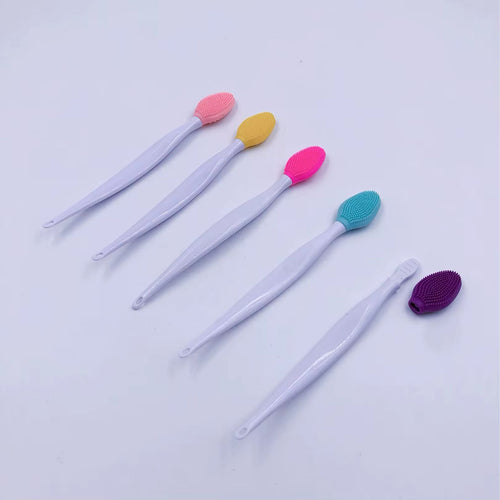 1PC double-sided silicon brush skin care