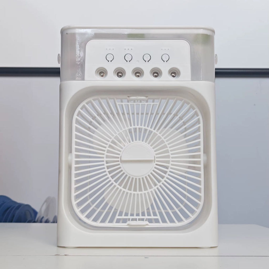 Portable 5-hole mist fan humidifier