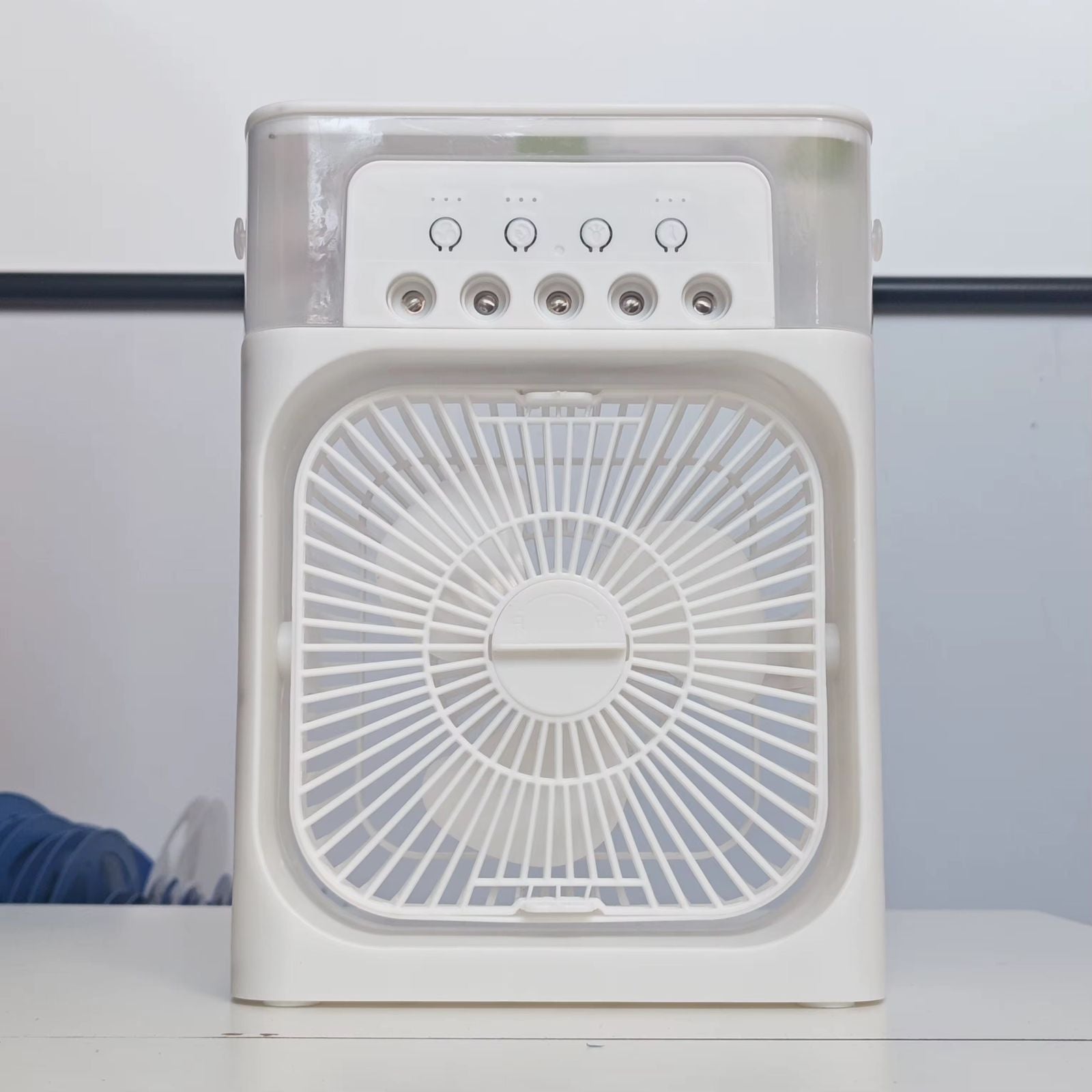 Portable 5-hole mist fan humidifier