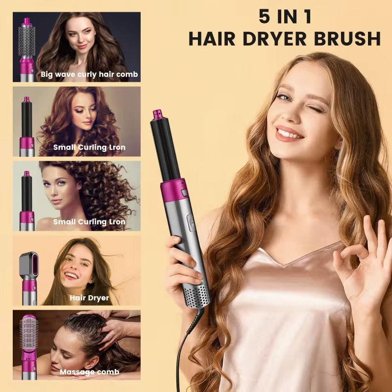 5 in 1 multi-functional hot hair set high-power