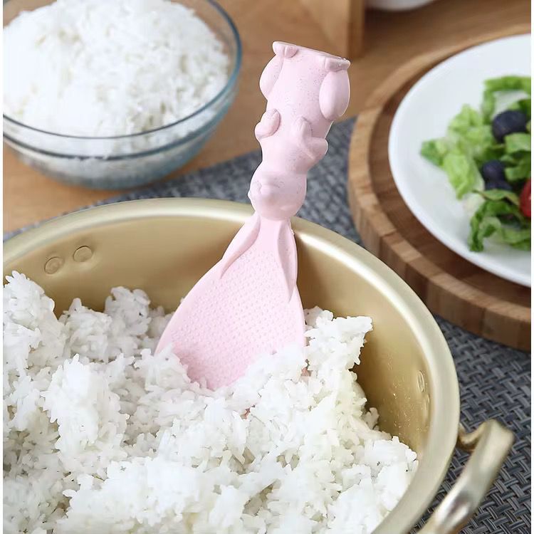 Cute cartoon non-stick rise spoon