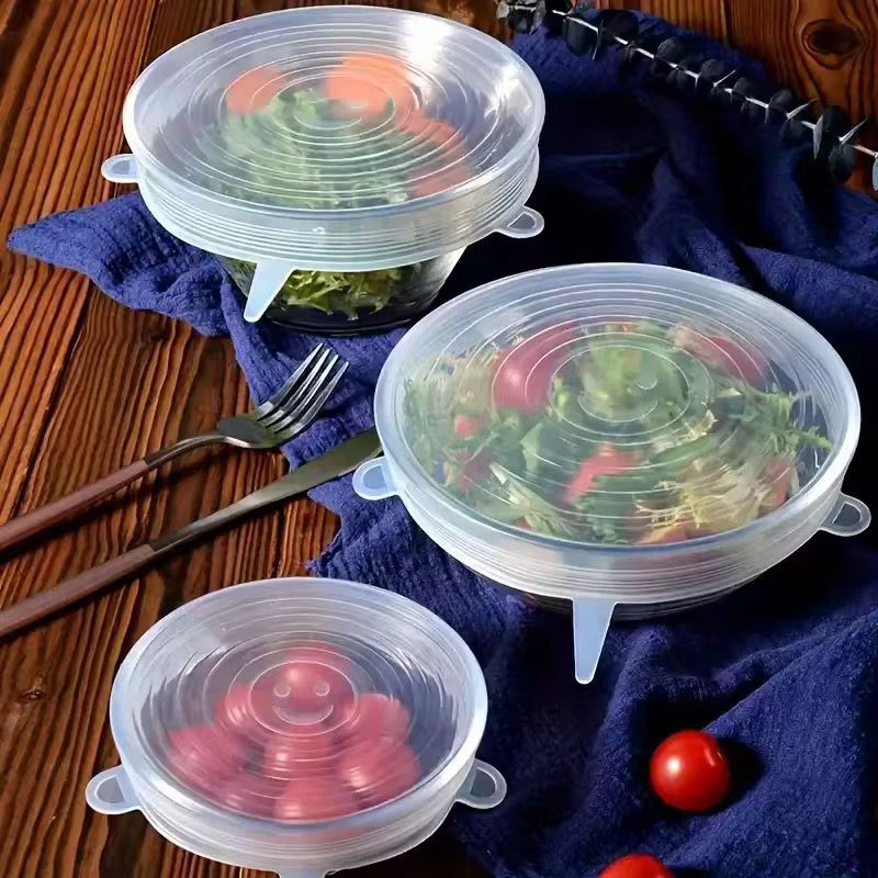 Food grade silicon bowl lids