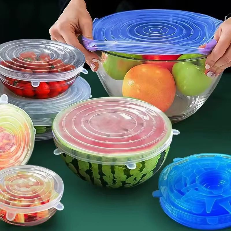 Food grade silicon bowl lids