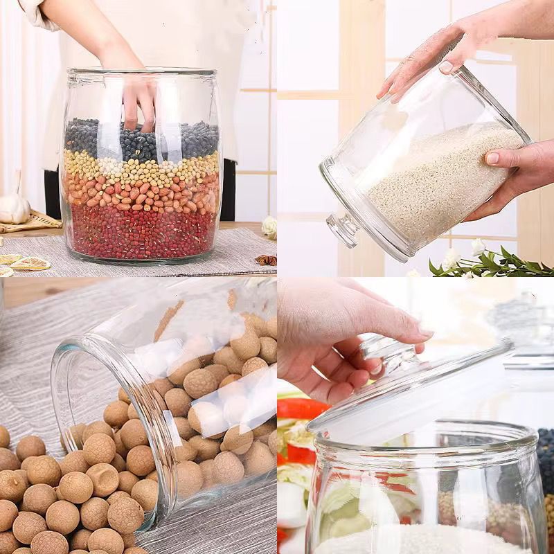 Large Glass food storage kitchen