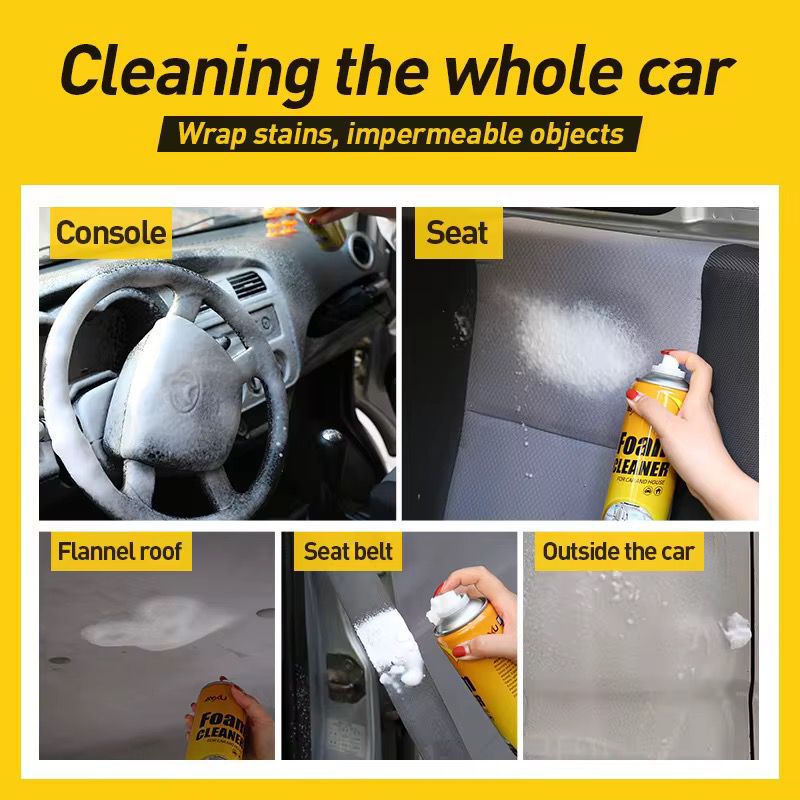 Foam cleaner for car