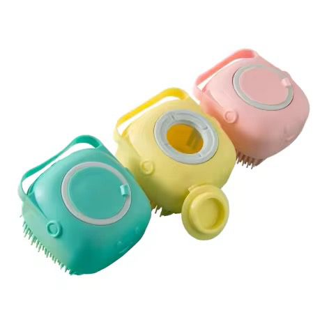 Pet shower brush