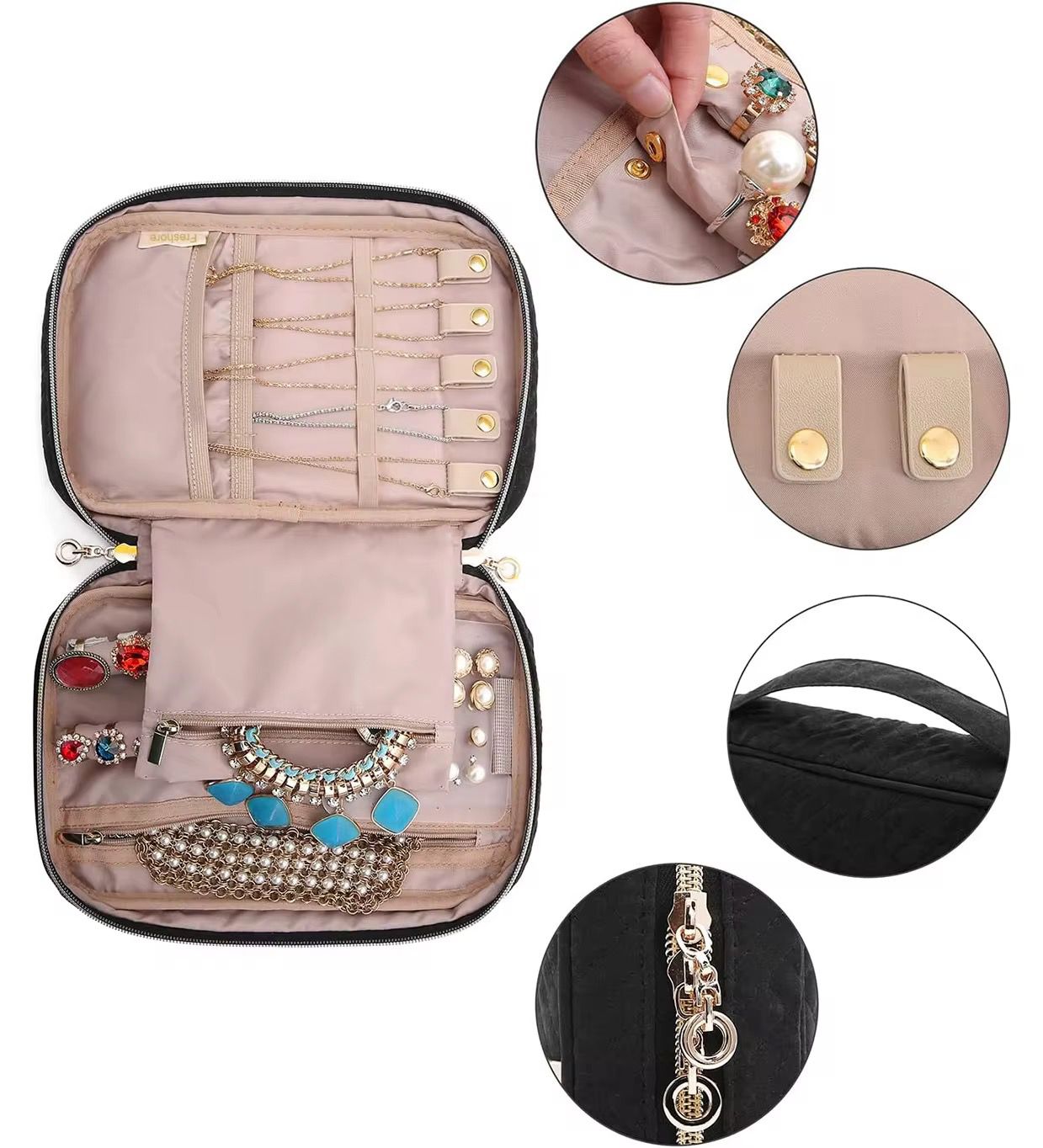 Custom Travel Jewelry case bag